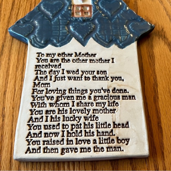 Vintage Smokey Mountain Pottery Other Mother Plaque - Picture 2 of 3